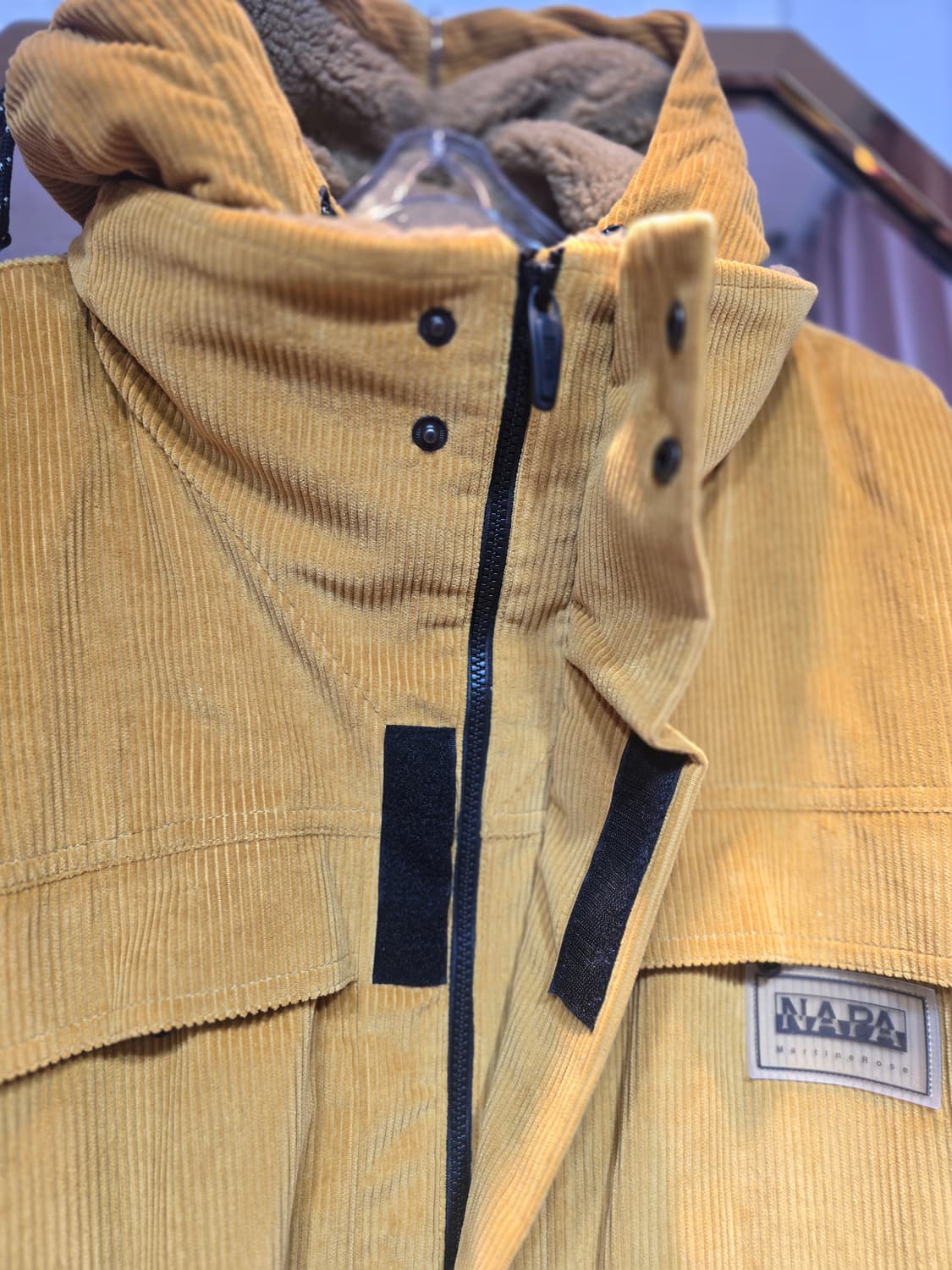 나파 마틴 로즈 코듀로이 롱 코트 옐로우 상품이미지6