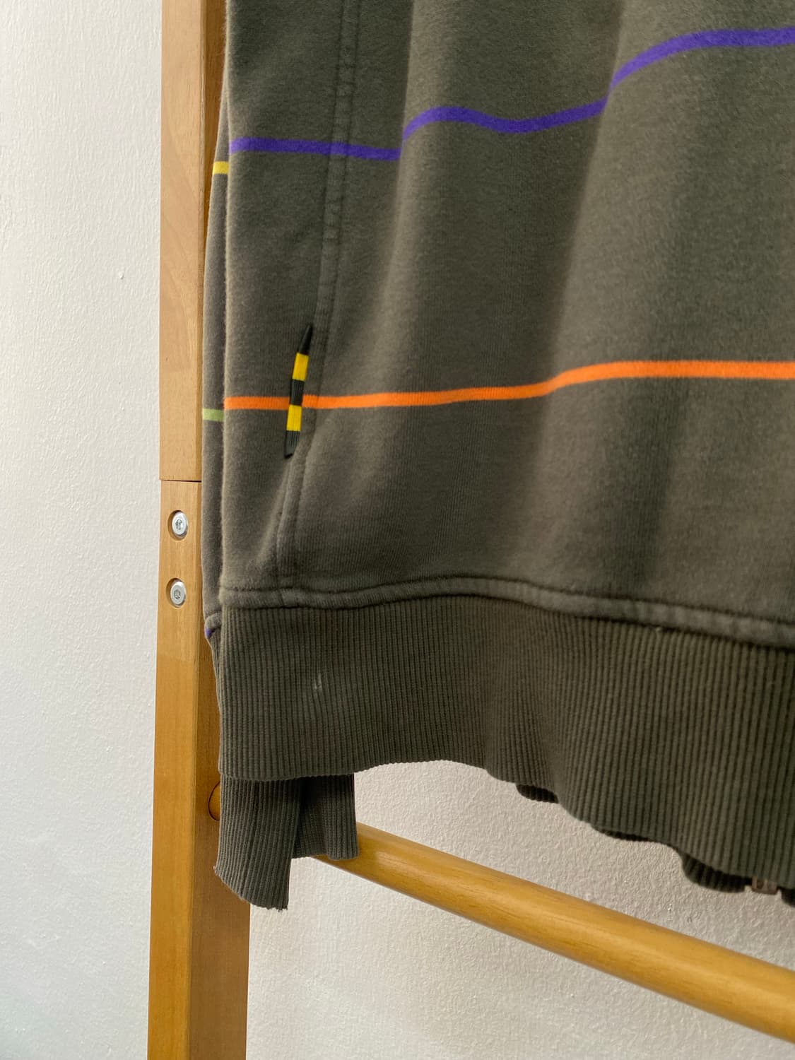 95 아디다스 카키 후드집업 상품이미지5