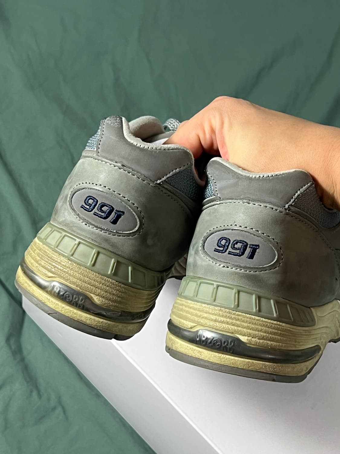뉴발란스 991 메이드 인 UK 그레이 네이비 상품이미지6