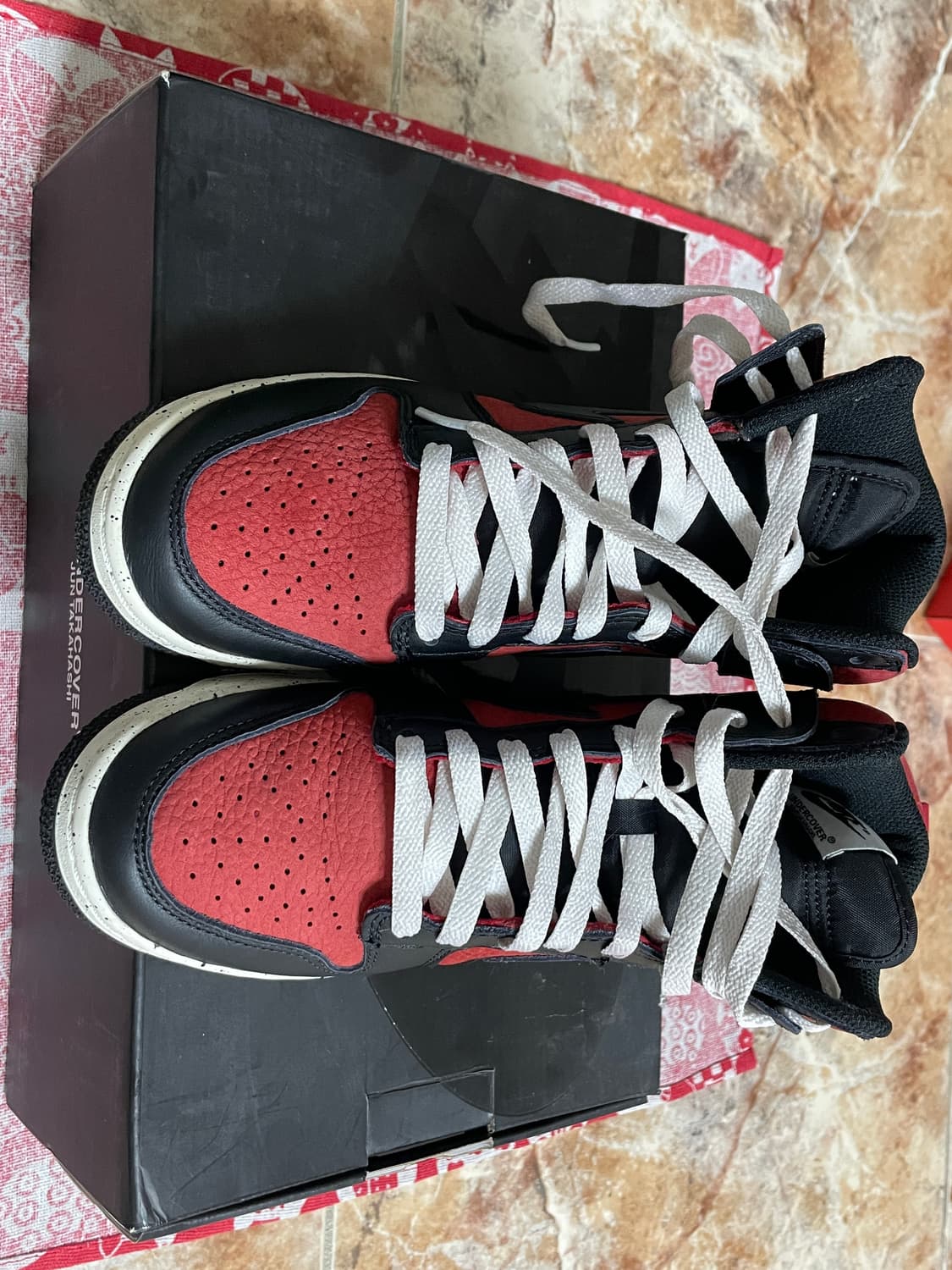 급처)나이키X언더커버 덩크 하이 1985 짐레드 상품이미지5