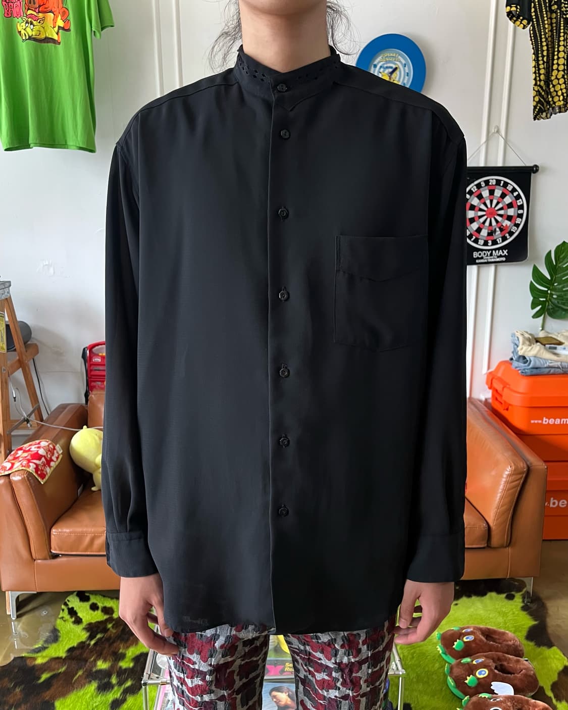 Zen Joc Japan Over-Sized Black Old shirt 상품이미지2