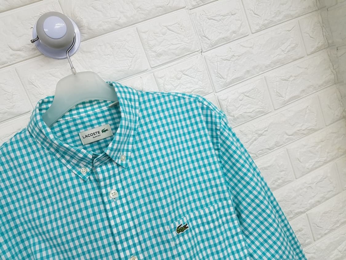 라코스테 체크 남방 남성95 (슬림핏) 상품이미지2