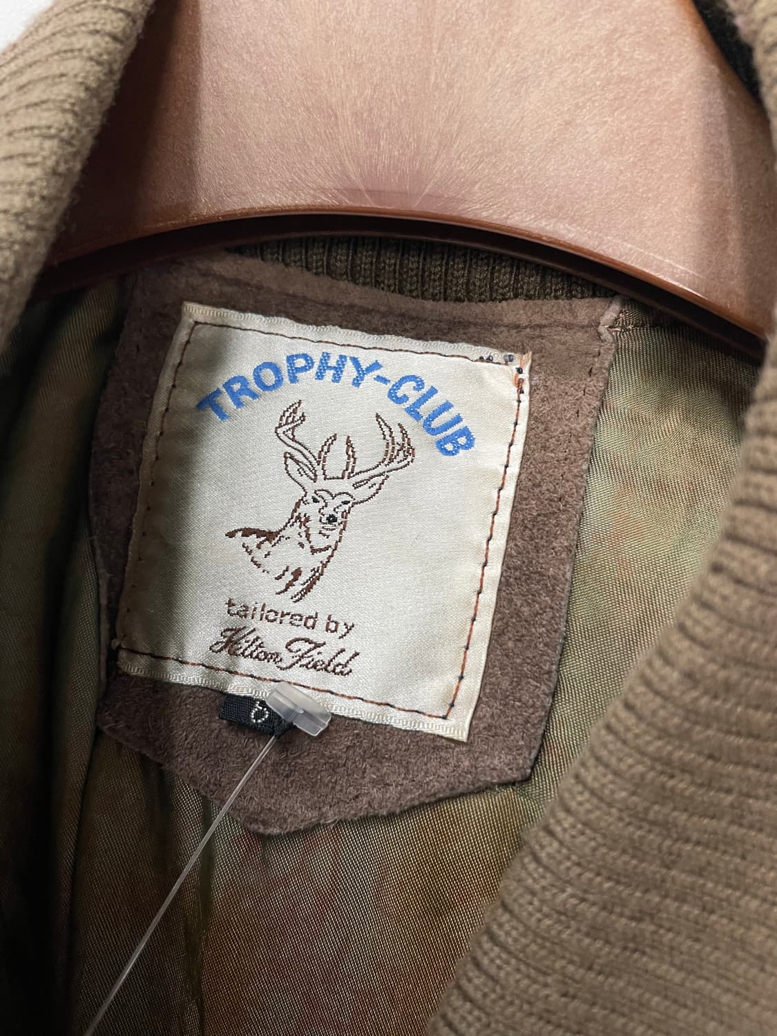 빈티지 트로피 클럽 스웨이드 봄버 자켓 H993 상품이미지6