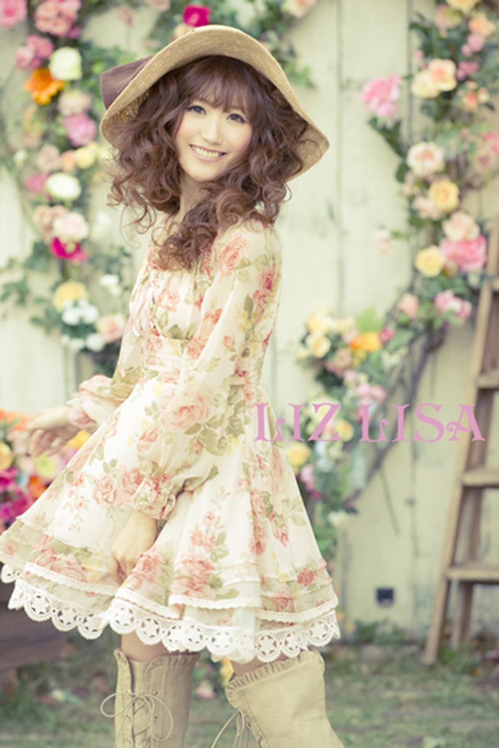 리즈리사 고전템 히메갸루 플로럴 원피스 상품이미지3