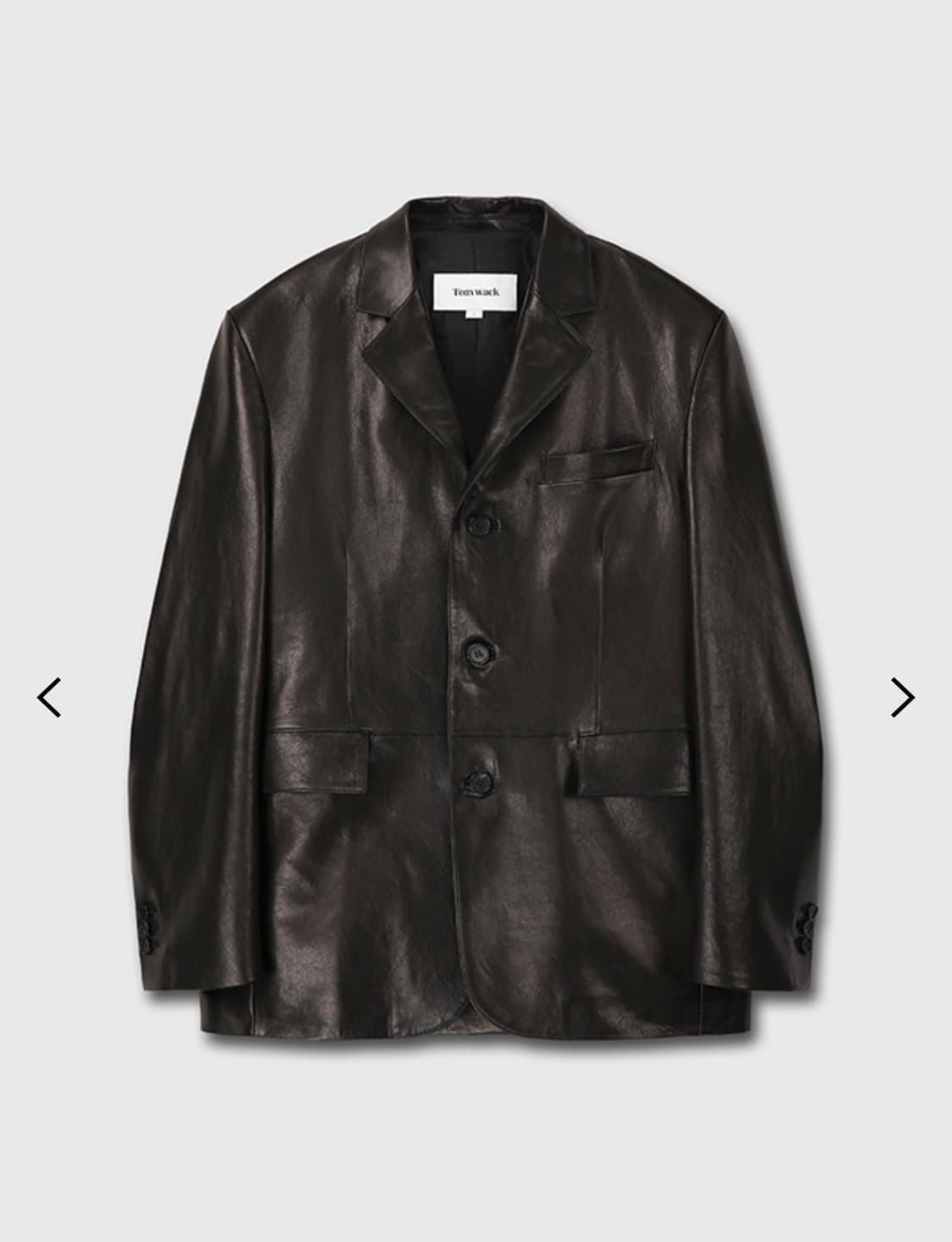 토니웩 베지터블 램 레더 블레이저 상품이미지2