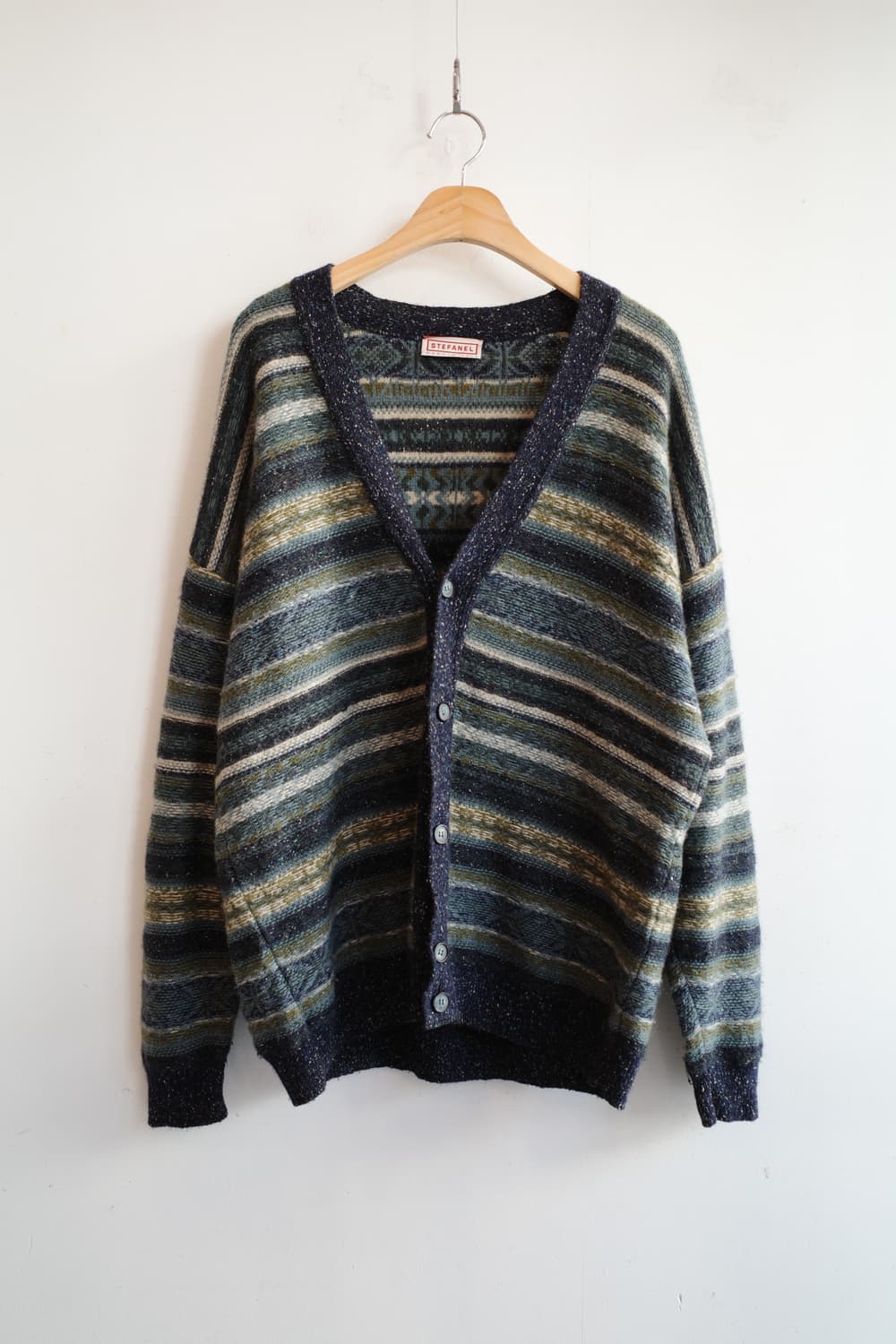 STEFANEL 패턴 가디건 (MADE IN ITALY)  상품이미지1