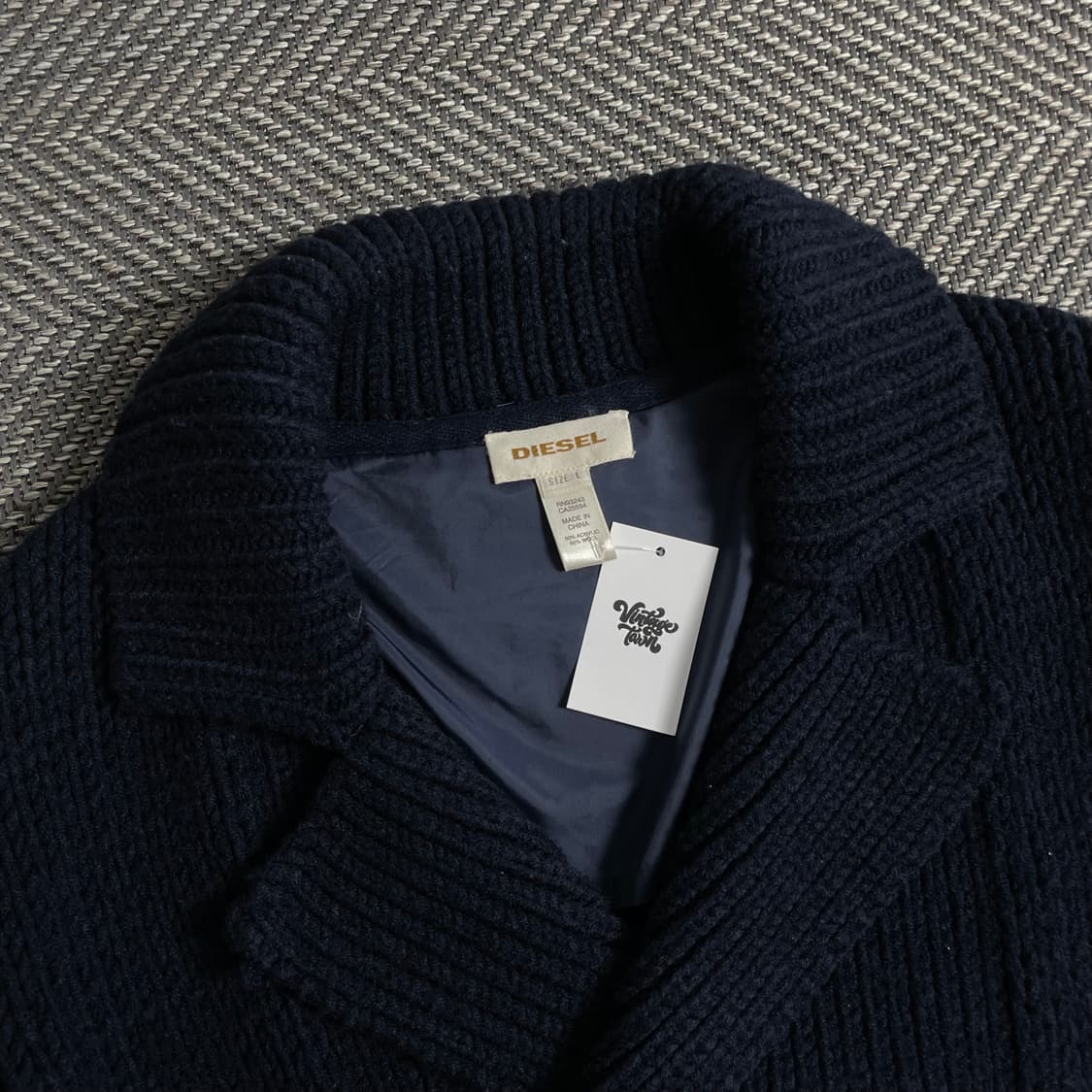 디젤 y2k 아카이브 울 니트 자켓o 3893 상품이미지5