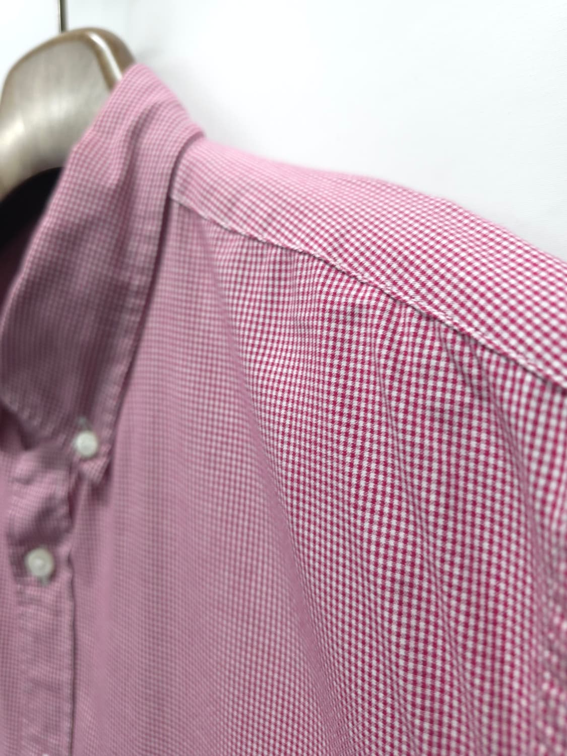 J.CREW 레드 깅엄 체크셔츠 (100~105) 상품이미지5