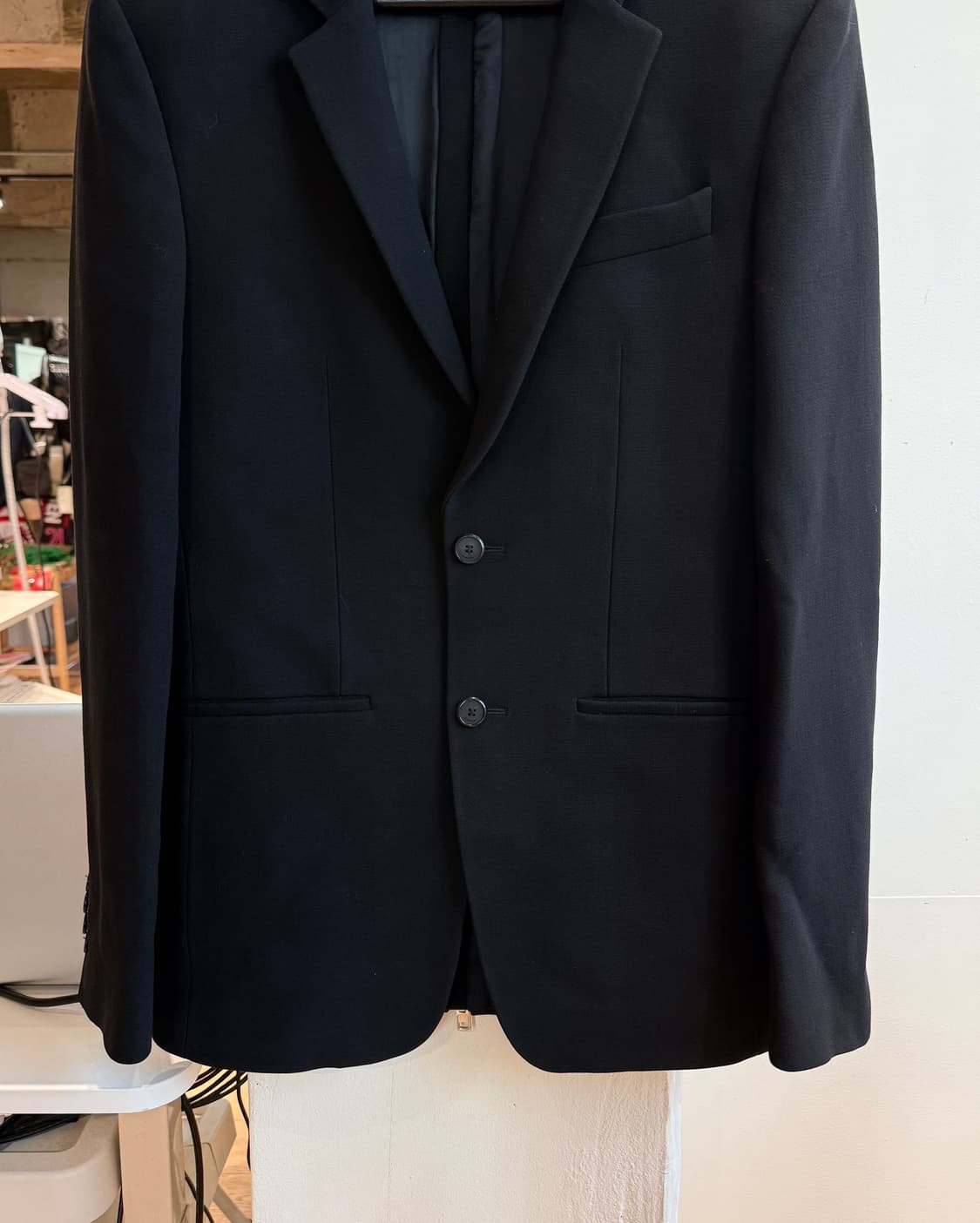 지방시 블랙 백지퍼 테일러드 블레이저 자켓  상품이미지6