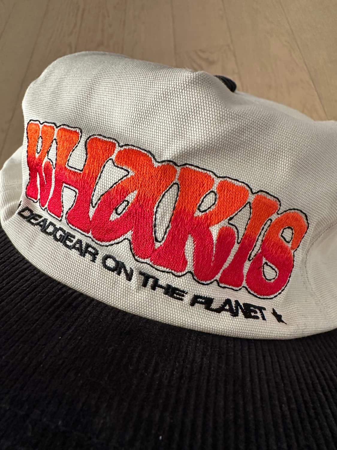 카키스 코듀로이 모자(레드 로고) 상품이미지2