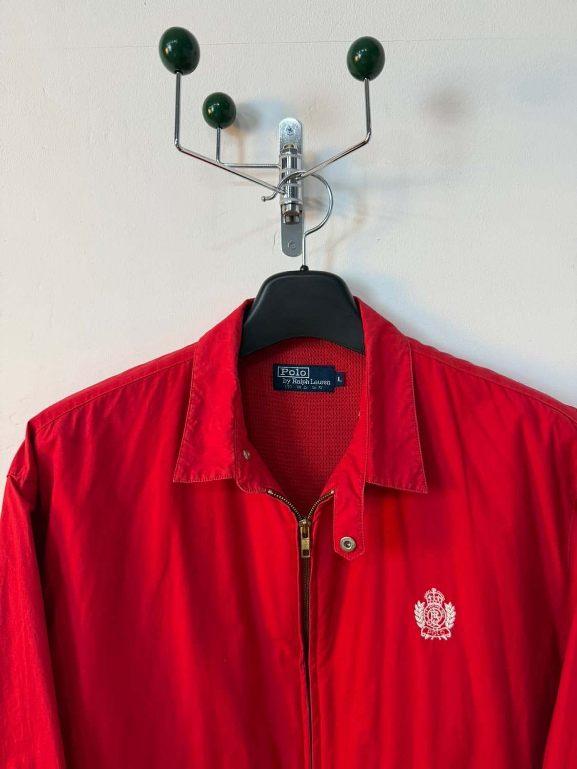 90s 폴로 랄프로렌 크레스트 로고 스윙톱 블루종  상품이미지2