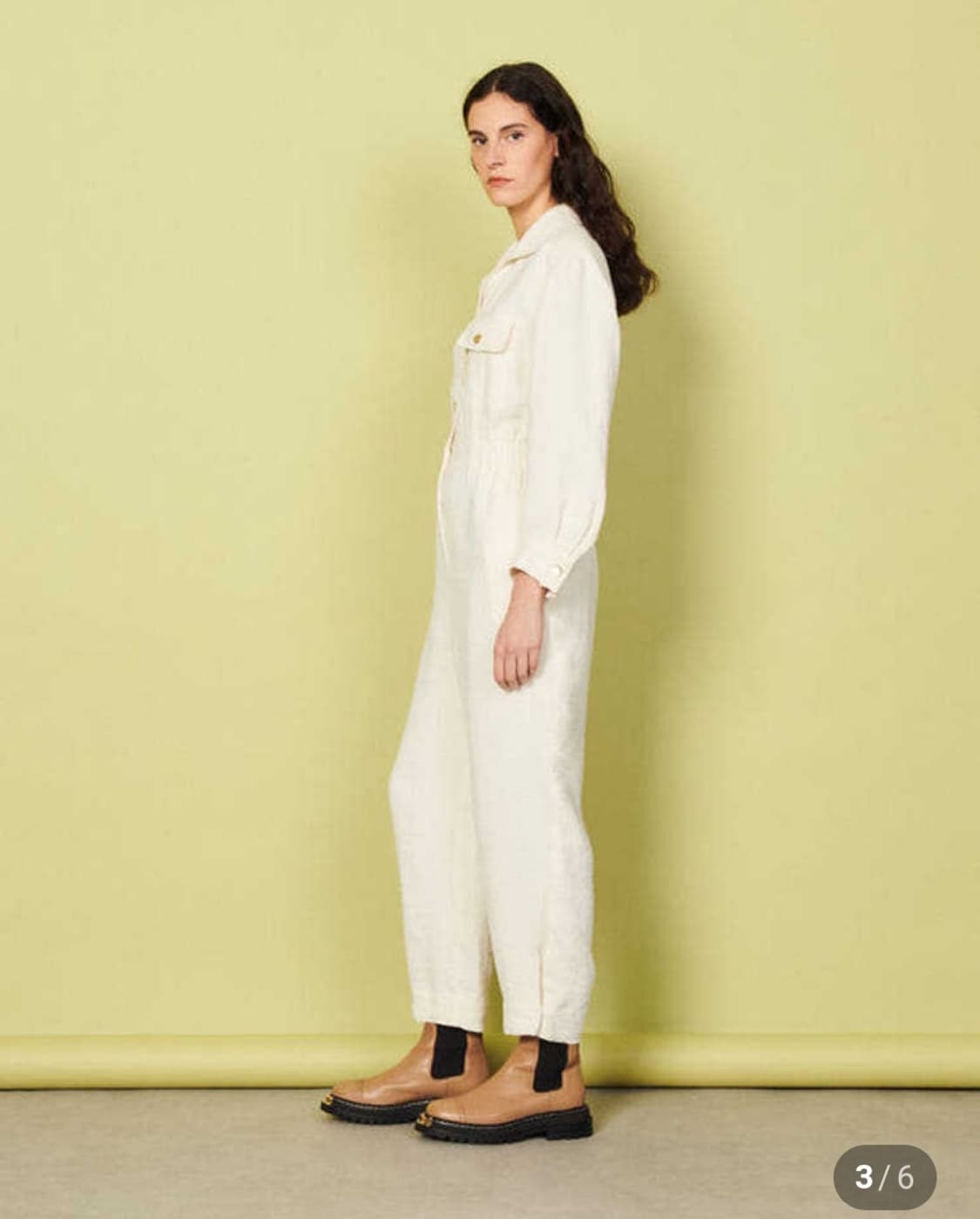 산드로 에크루 점프수트 36사이즈 상품이미지4