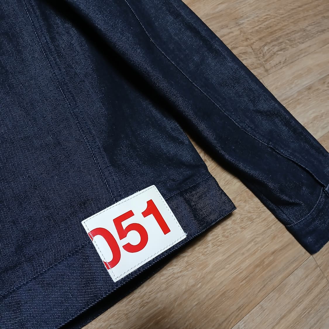 plac 051 플랙 데님 칸디아니 트러커 청자켓 상품이미지1