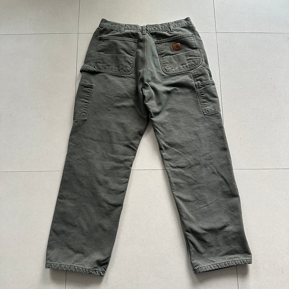 칼하트 B111 MOS 그린 워크팬츠 33x30  상품이미지5