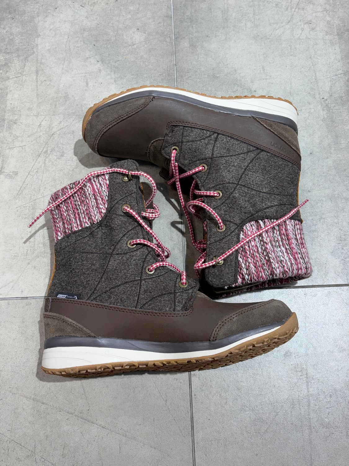 살로몬 초코 딸기 브라운 윈터 부츠 신발 상품이미지3