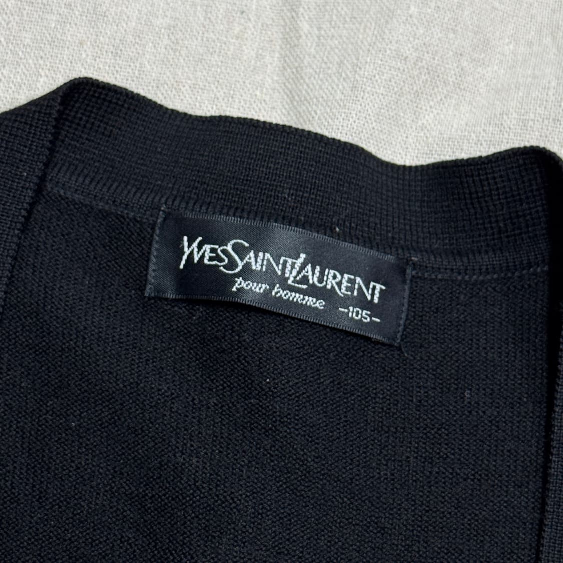 입생로랑 90s 빈티지 패턴 자수 가디건 105 상품이미지5