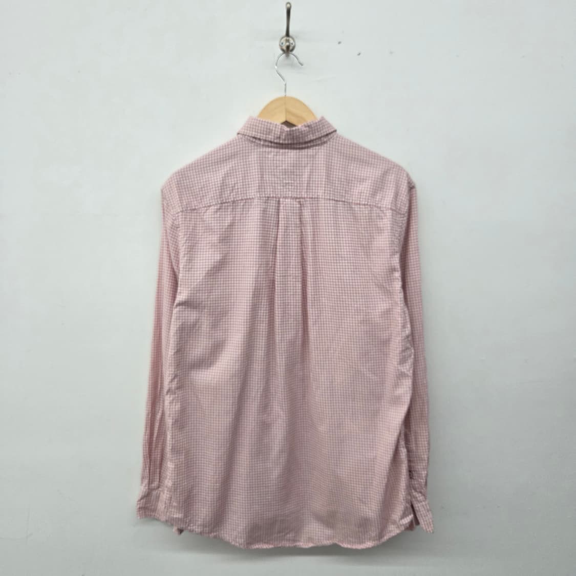 타미힐피거 깅엄 체크 셔츠 레드 남L 상품이미지7