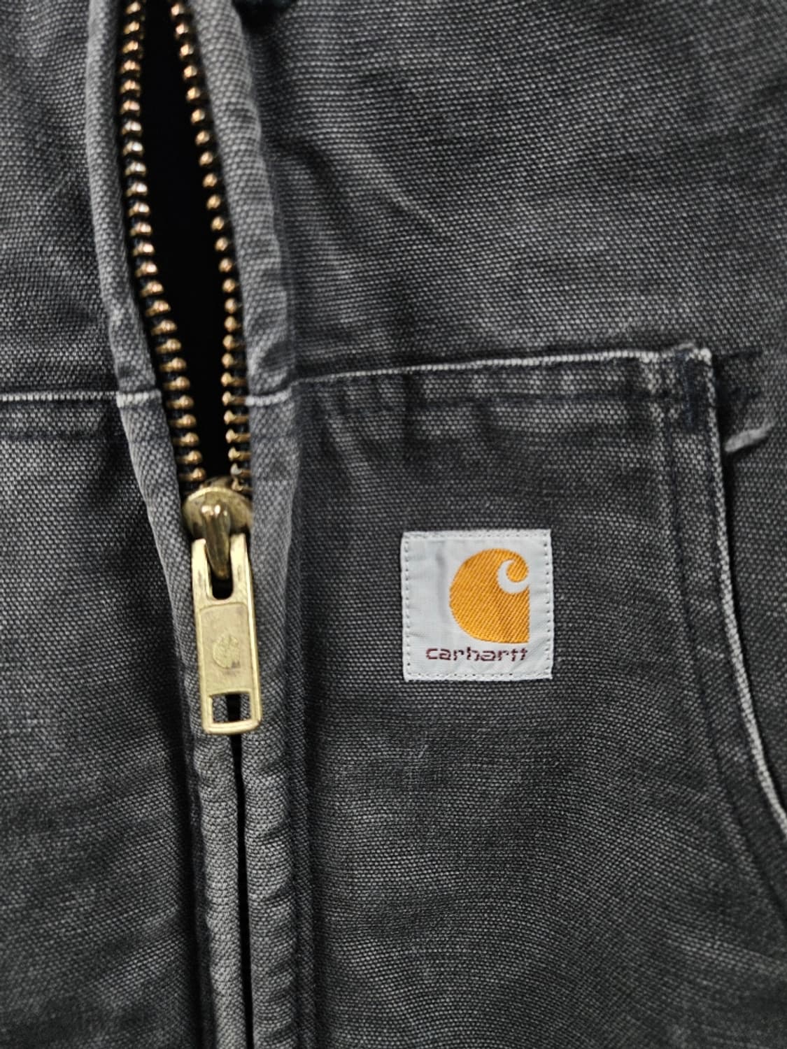 90's 칼하트 J04 덕 액티브 후드 워크 자켓 ( L )/ 10929 상품이미지7