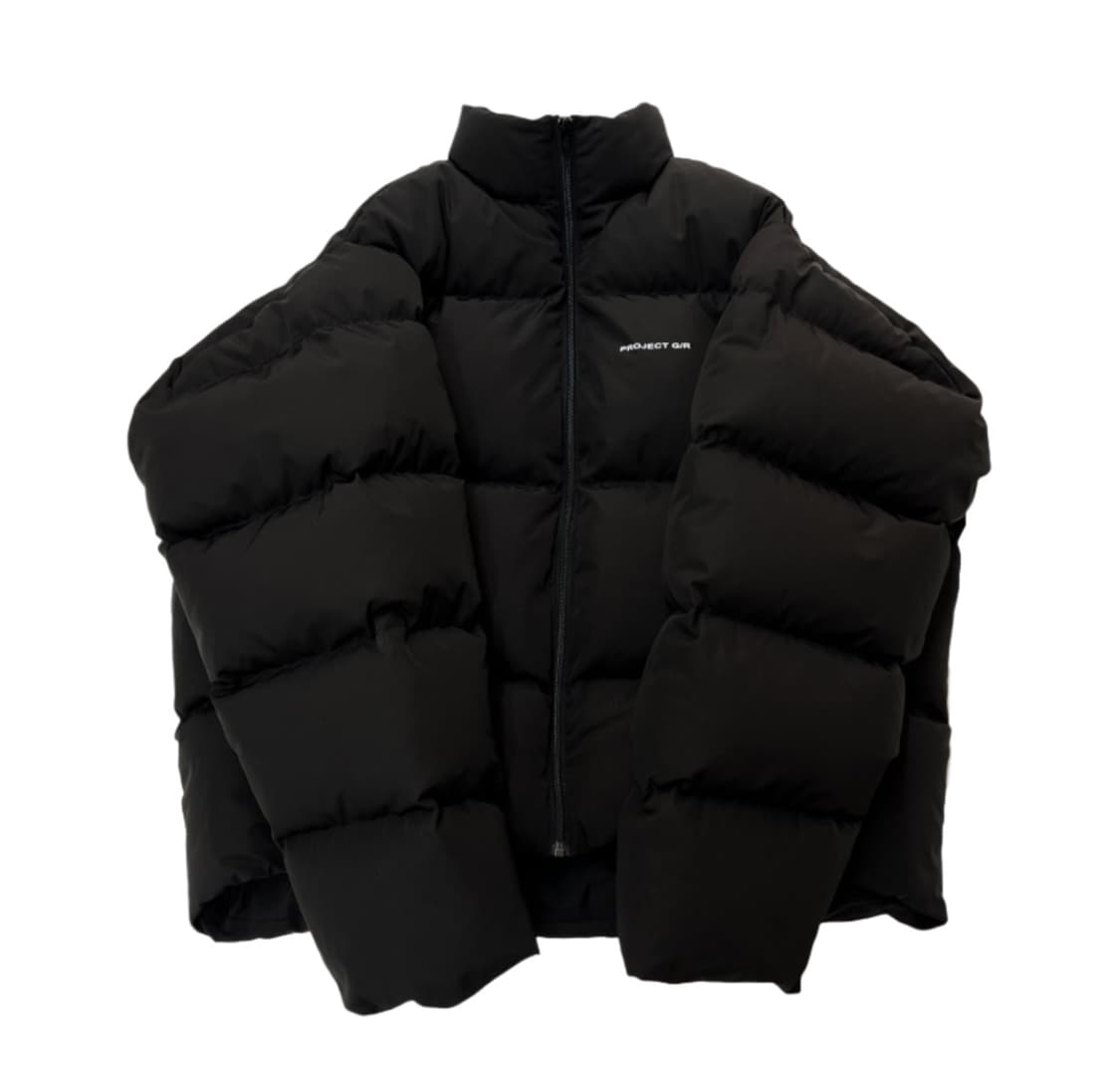 [1] 프로젝트GR 스프린터 푸퍼다운 자켓 패딩 블랙 상품이미지3