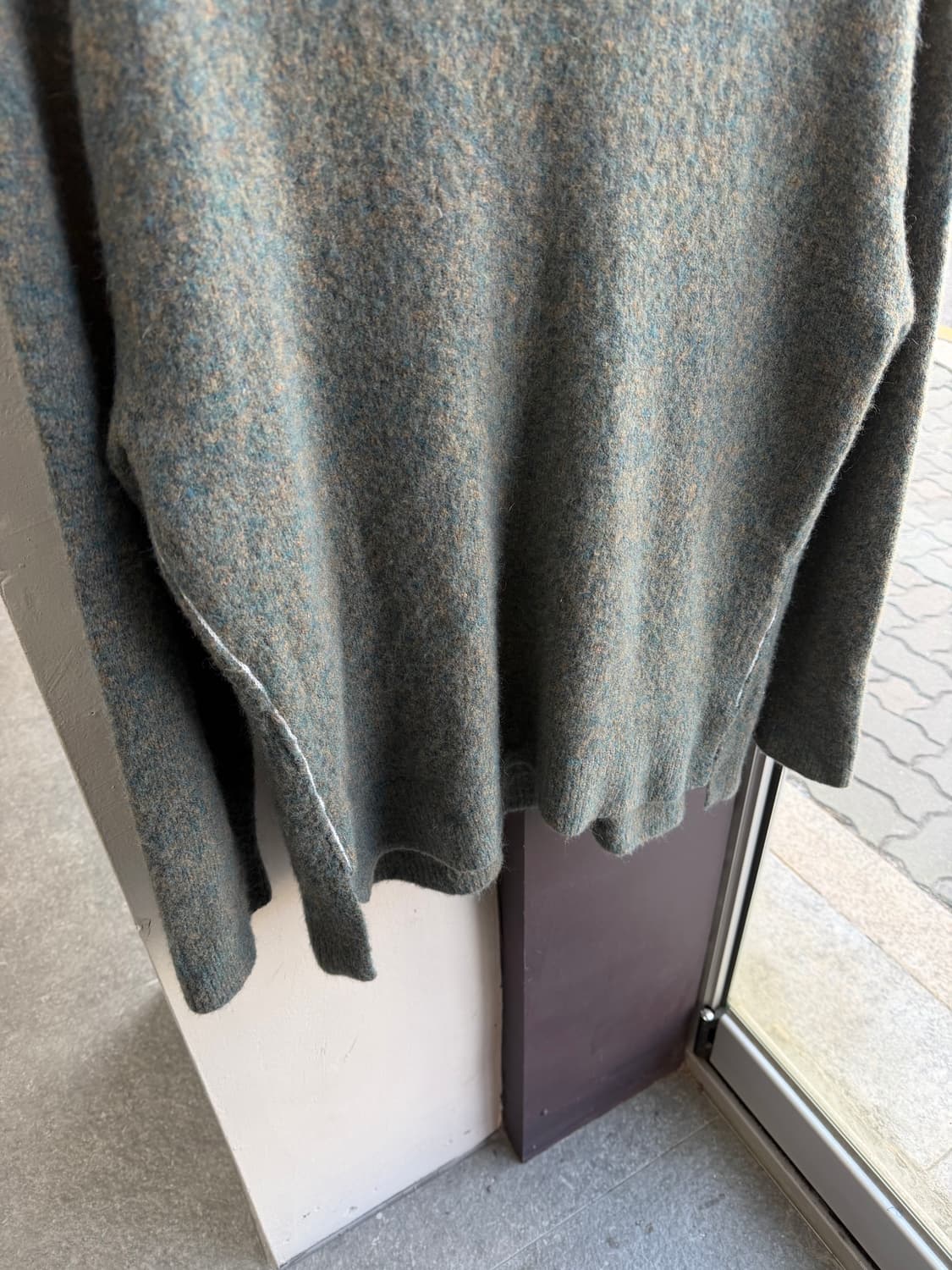 50/ 솔리드옴므 카멜 알파카 스웨터 니트 상품이미지4