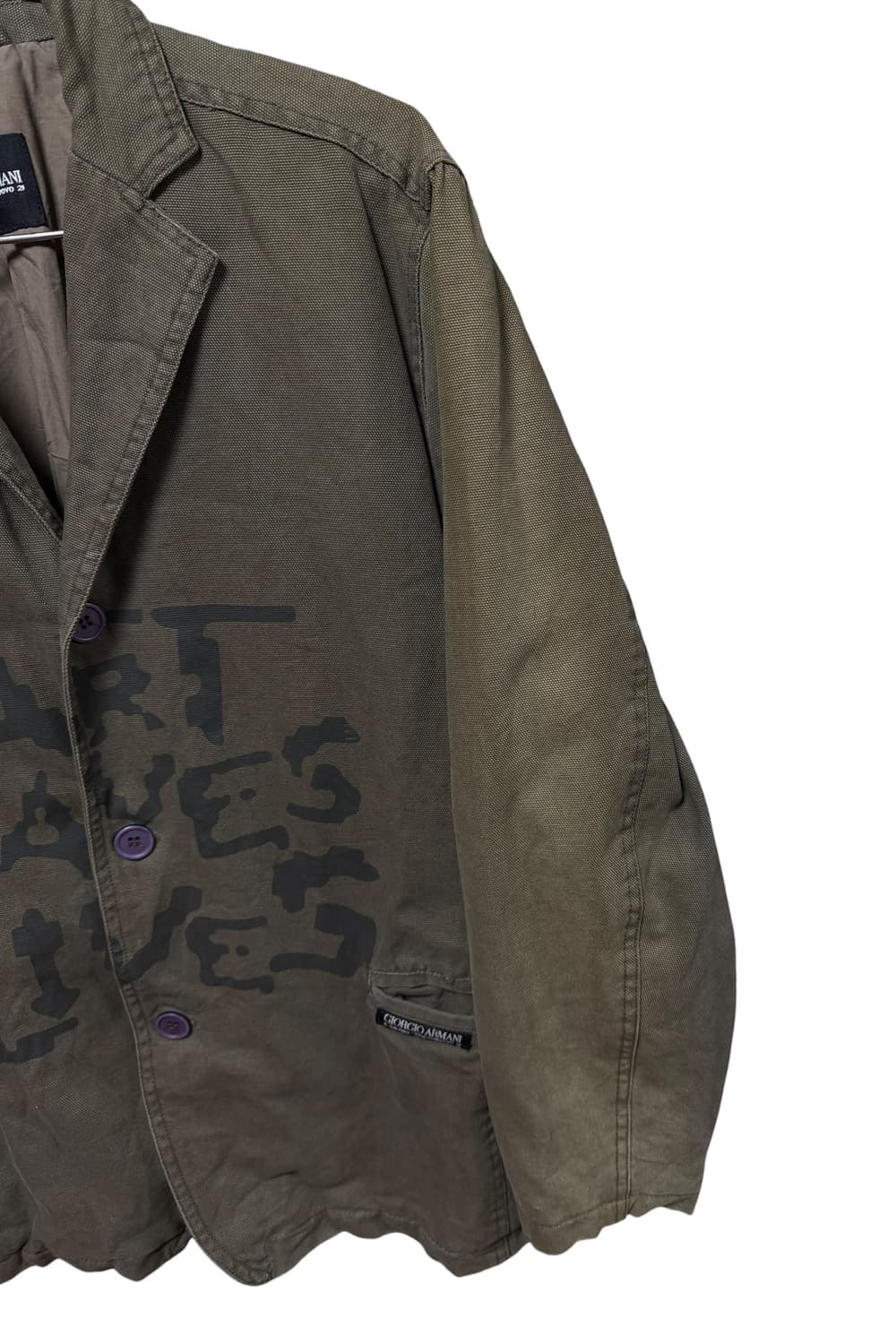 조르지오 아르마니 99FW art saves lives 자켓 상품이미지10