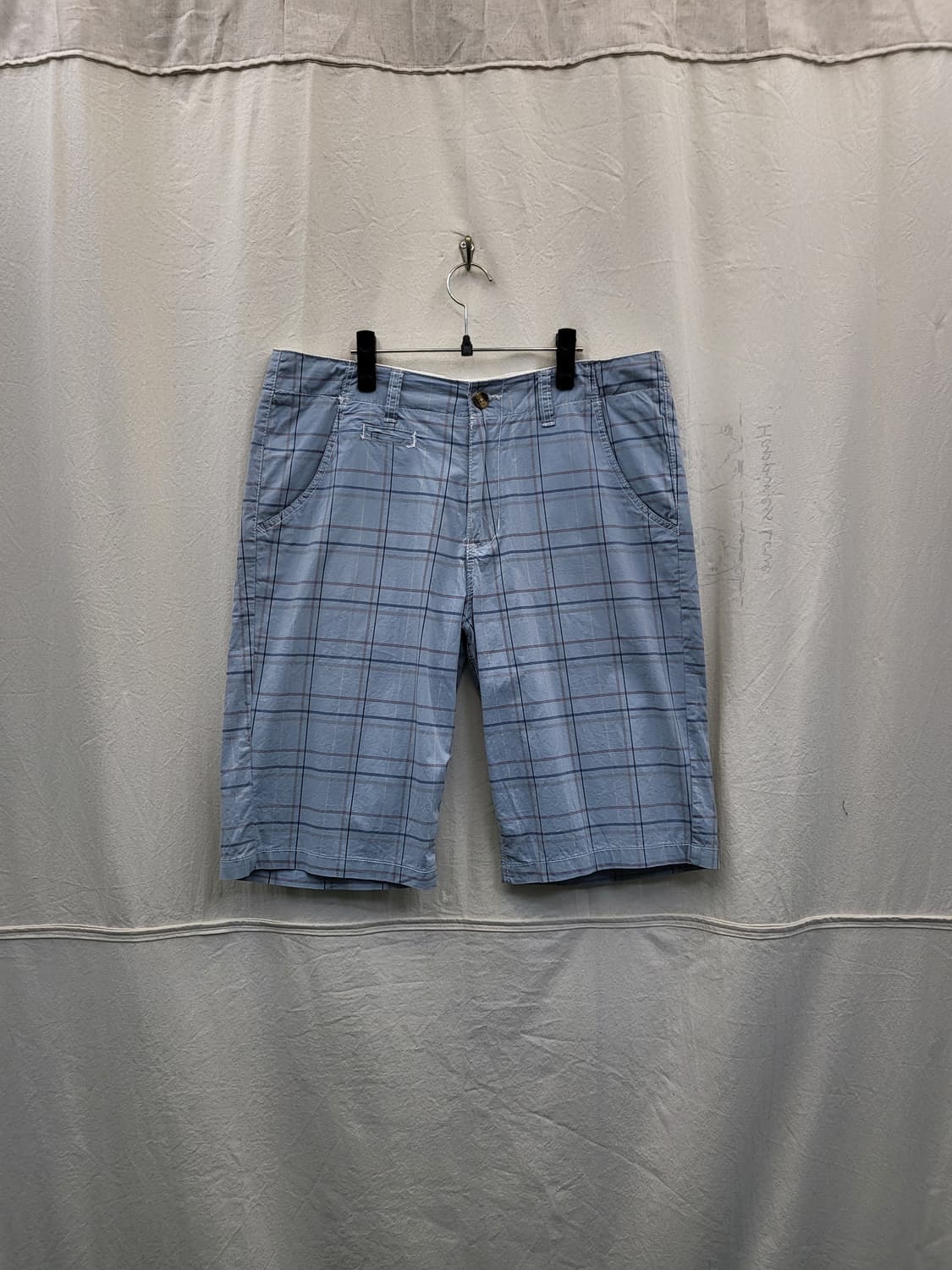 폴로 랄프로렌 체크 패턴 반바지 남성용 상품이미지1