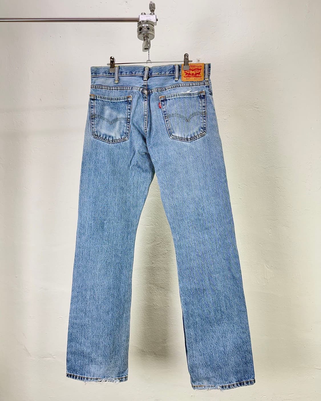 리바이스 517 라이트 블루 부츠컷 데님 팬츠 상품이미지6