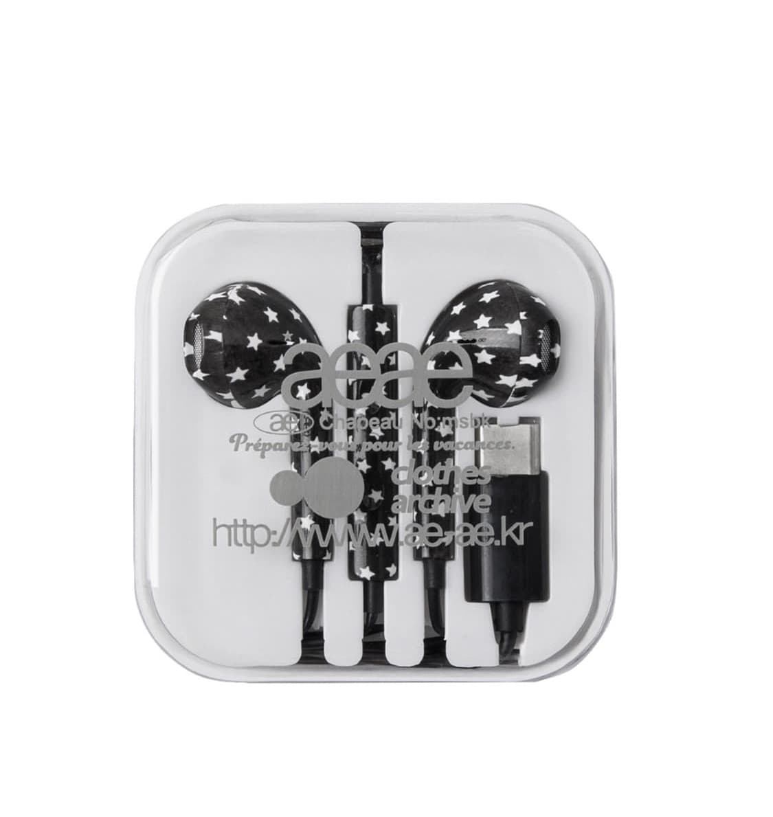 에이이에이이 이어폰 블랙 미개봉  상품이미지1