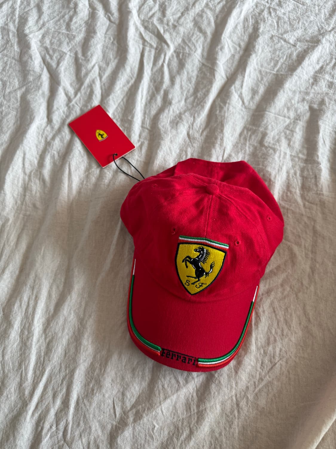 페라리 빈티지 레이싱 캡 새상품 상품이미지1