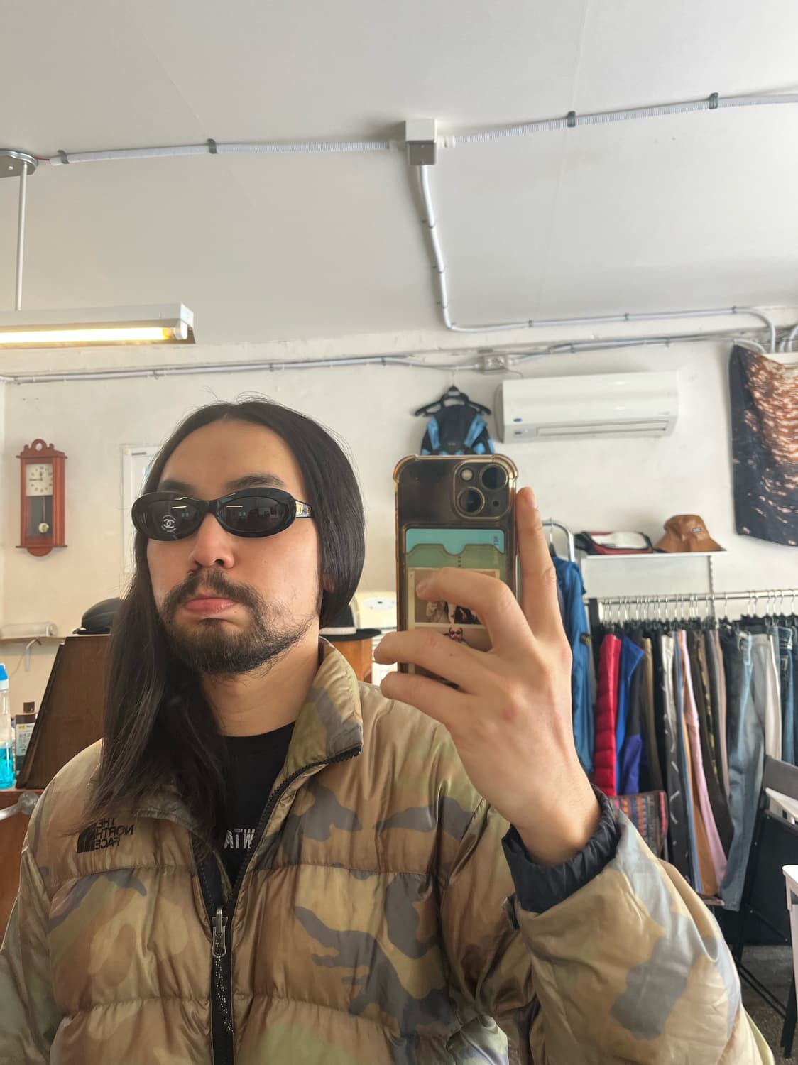 샤넬 빈티지 90‘s chanel mod.5007 블랙 선글라스 상품이미지10