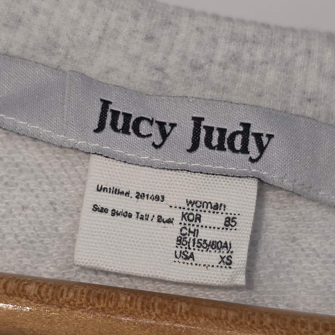 (새상품급)쥬시쥬디 23 맨투맨 원피스 넉넉 66 [F50798] 상품이미지7