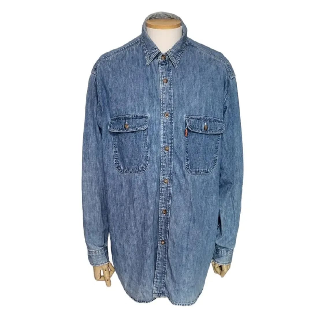 (L) LVC 60s OG 리바이스데님셔츠 리바이스오렌지탭 levis 상품이미지6