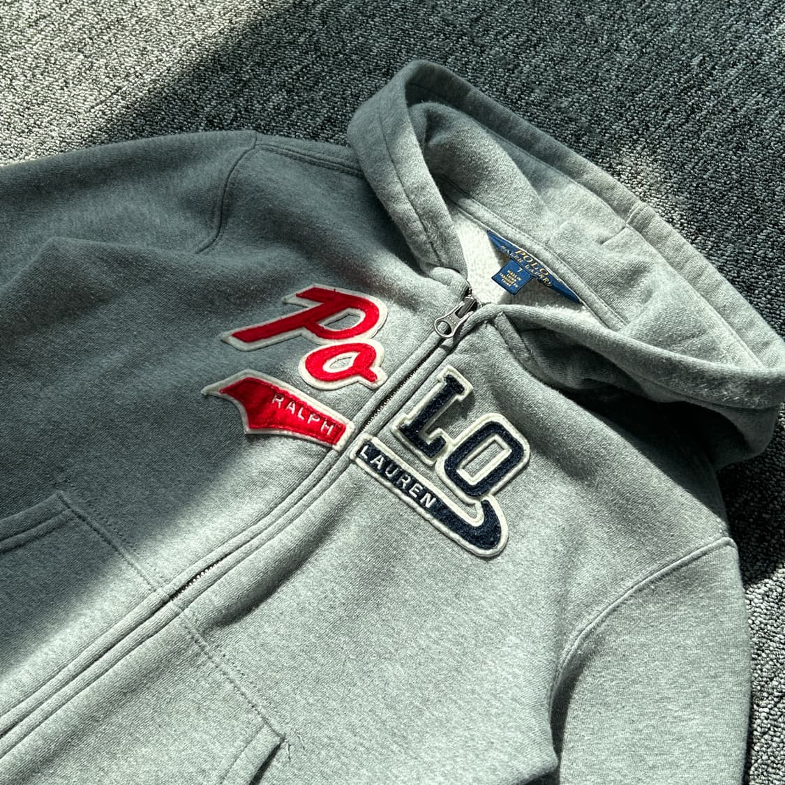 폴로 랄프로렌 신형 그레이 후드집업 상품이미지4