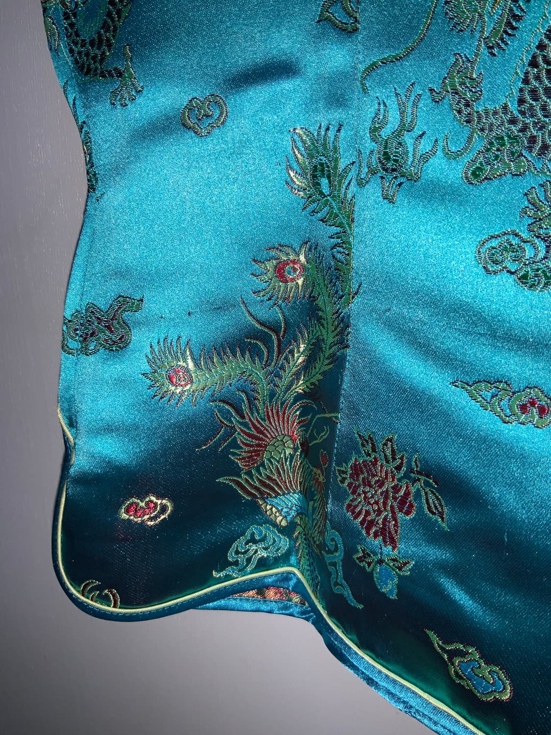 푸른색 치파오 탑 상품이미지6