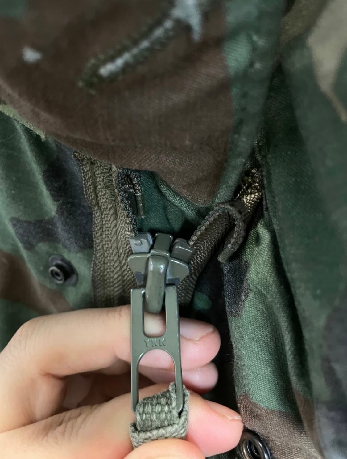 80s 알파인더스트리 우드랜드 카모플라쥬 m65 야상 상품이미지5