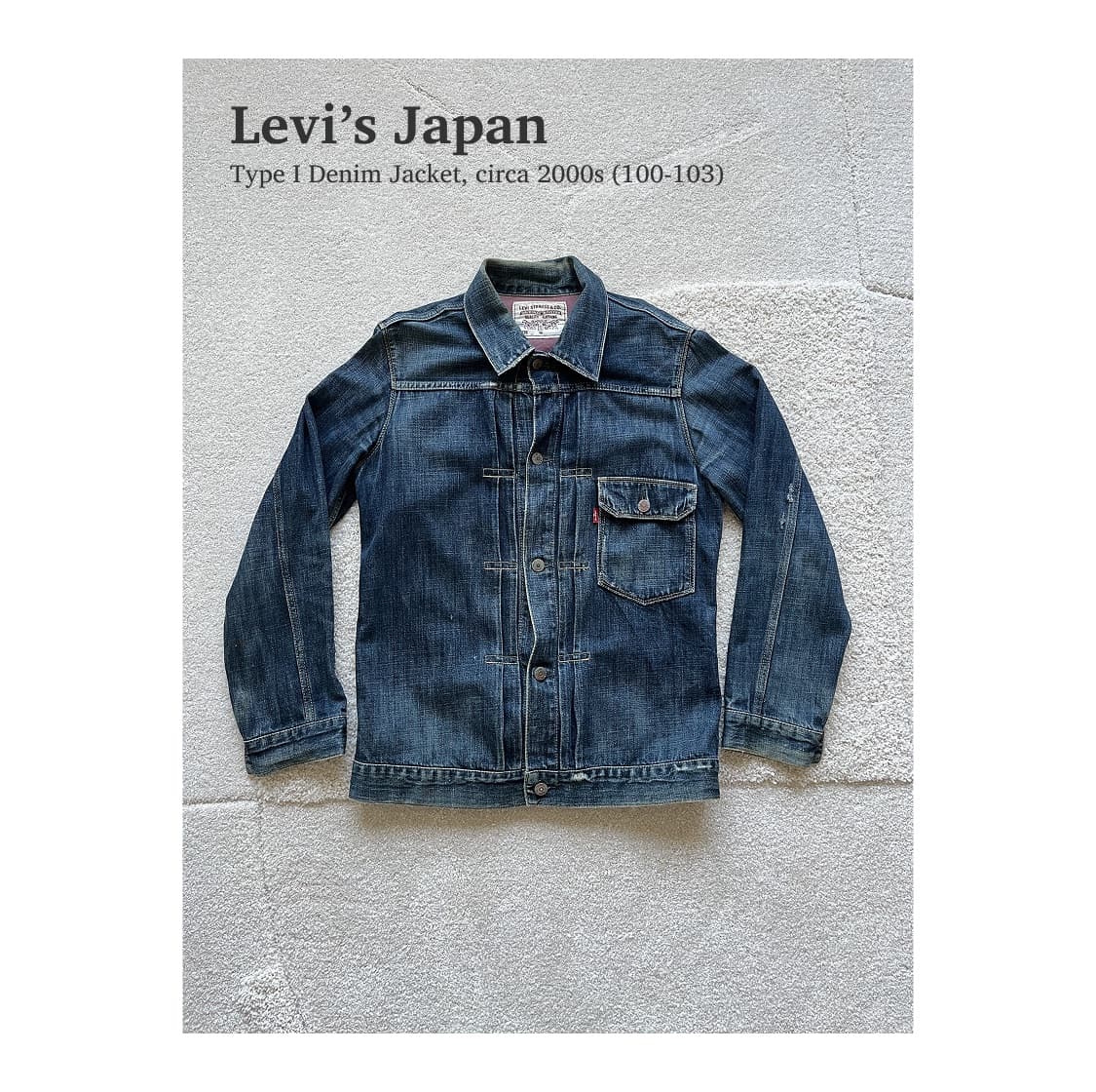 Levi’s Japan 1st Type 데님 자켓 상품이미지1