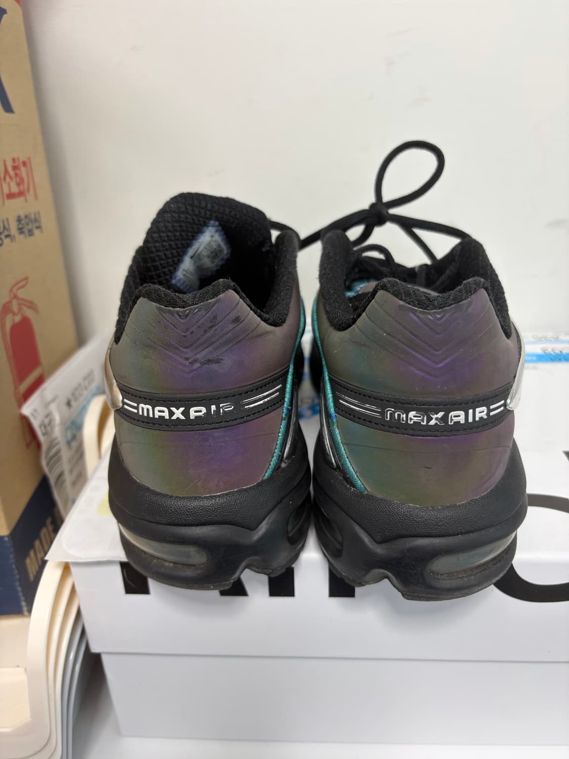 나이키x스켑타 에어맥스 테일윈드 5 크롬 블루 팝니다. 상품이미지3