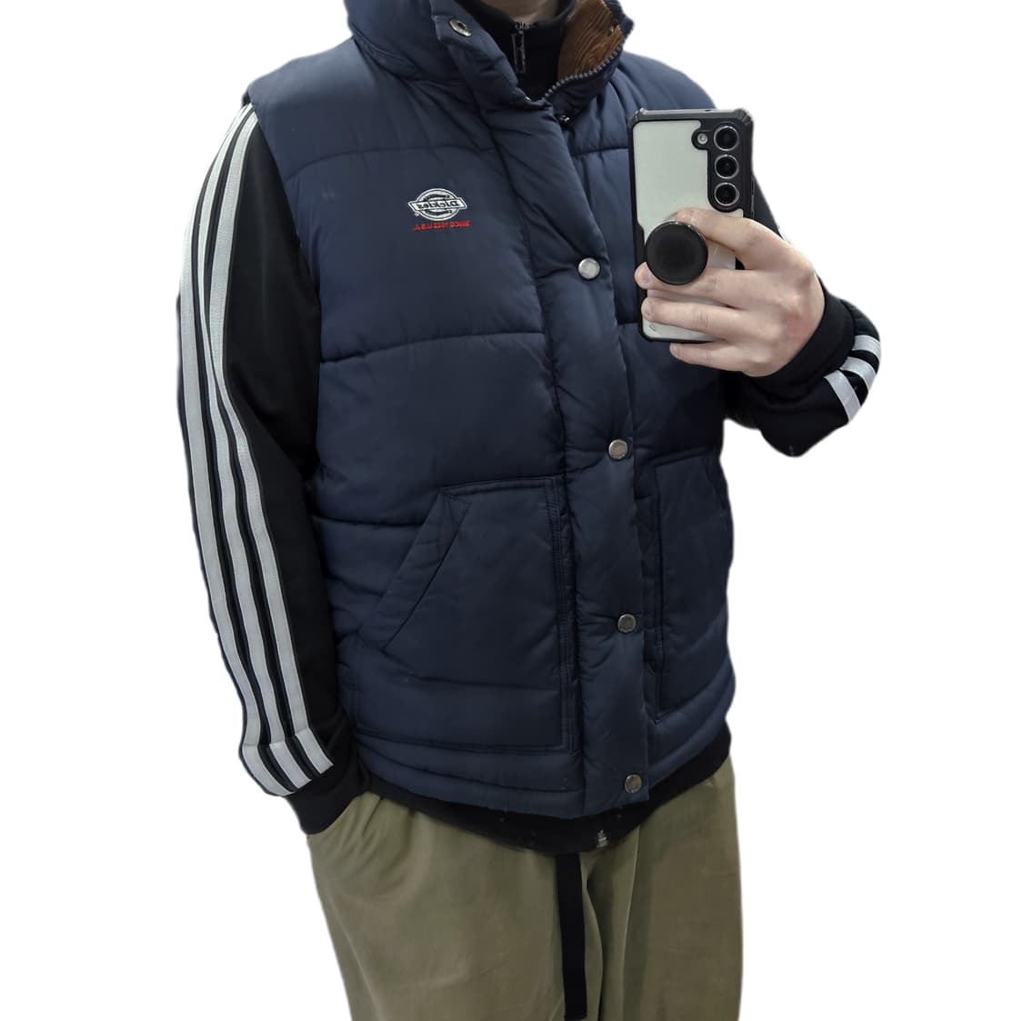 SM 95) 디키즈 코듀로이 배색 패딩조끼 상품이미지1