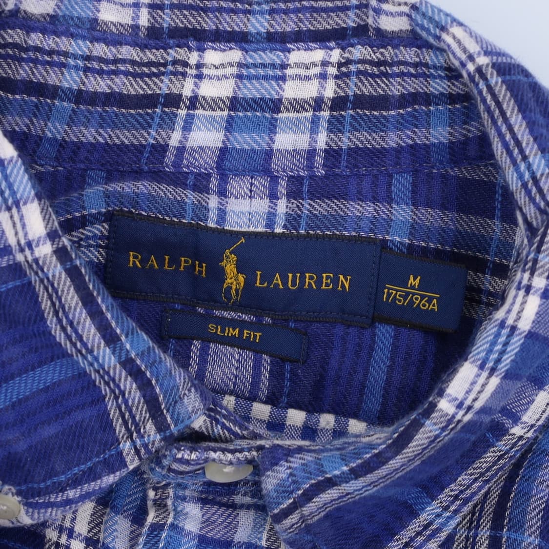 [M] 신형 폴로 랄프로렌 슬림핏 타탄체크 펀 셔츠 3905 상품이미지6