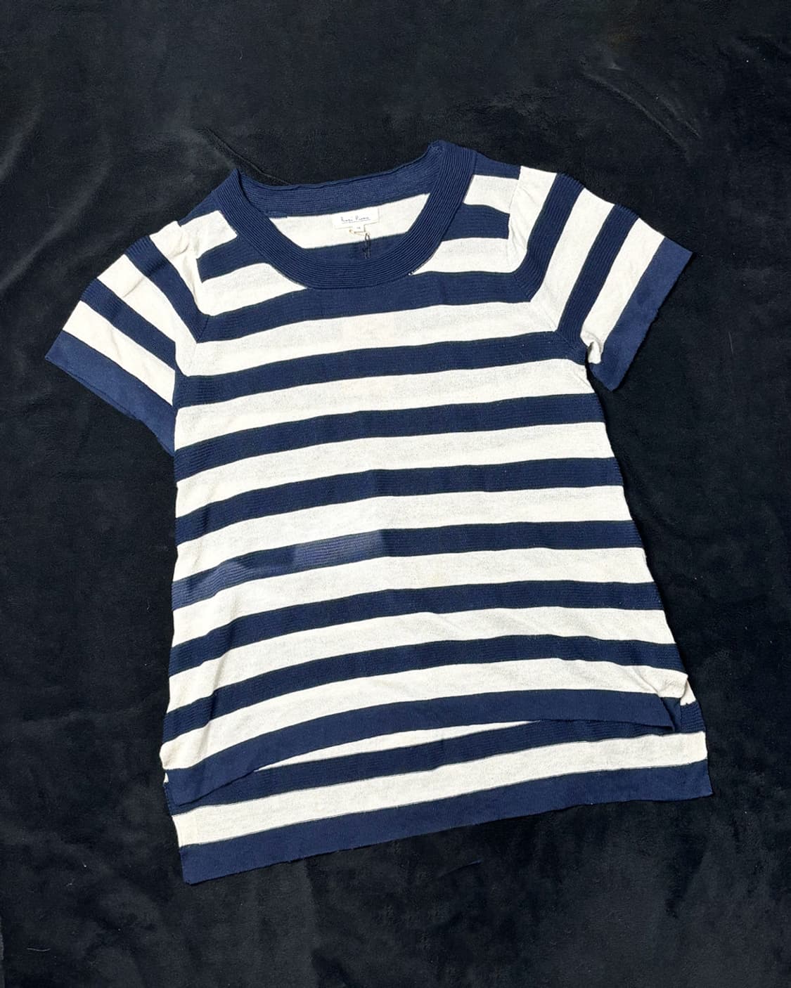 일본빈티지 클래식 니트 반팔티 상품이미지1