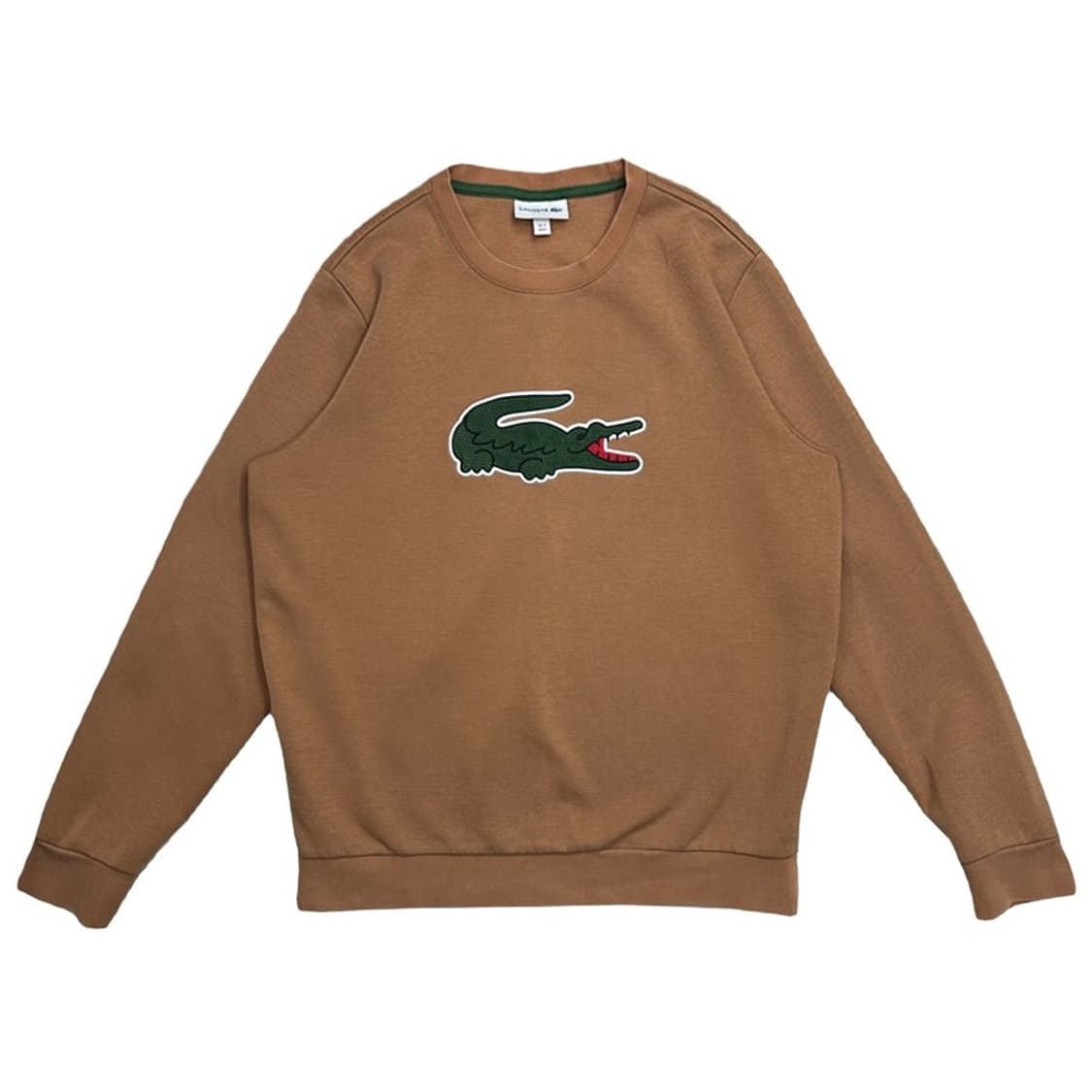 라코스테 빅 크록 맨투맨 브라운 M 상품이미지1