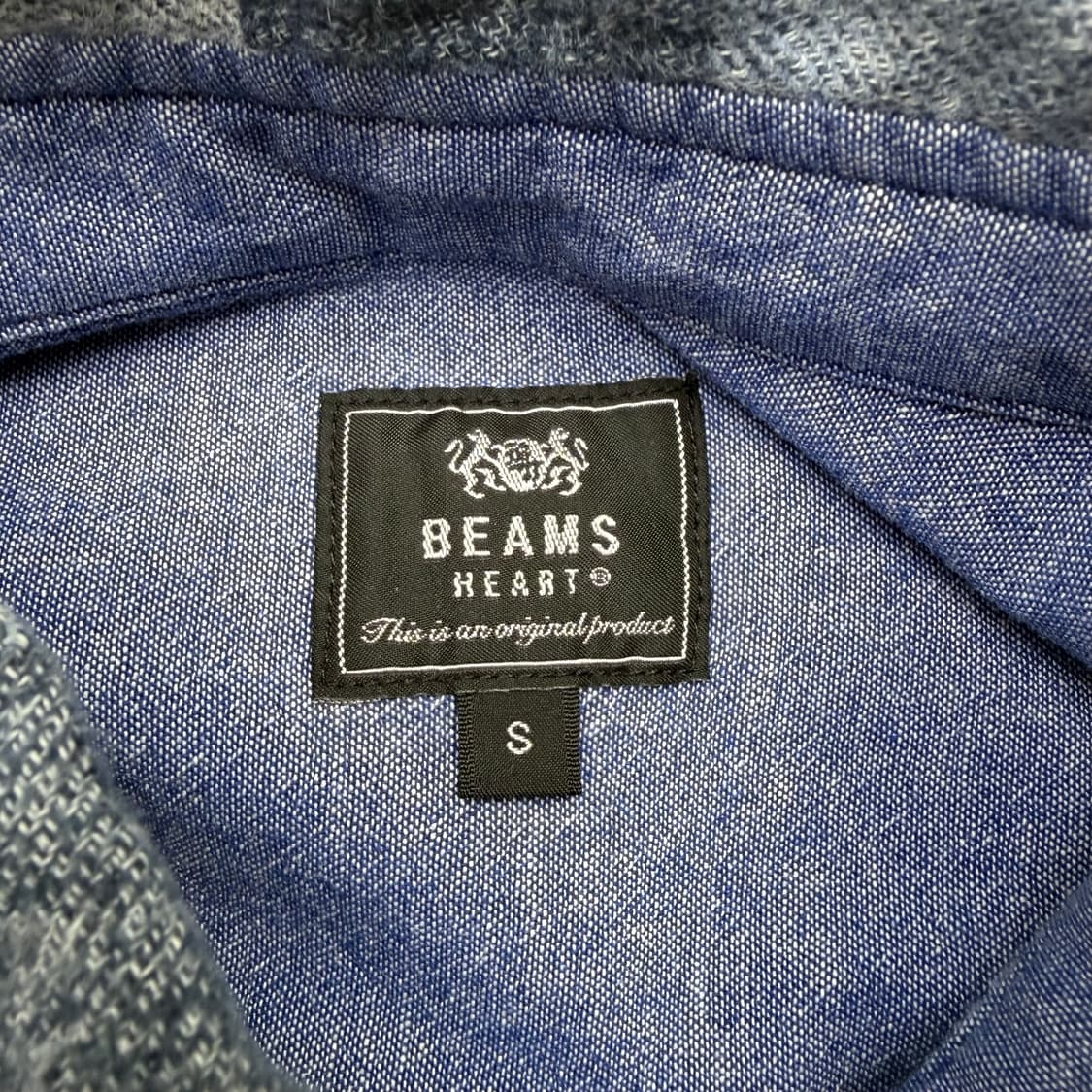 BEAMS 빔즈 체크 패턴 플란넬 셔츠 S 상품이미지7