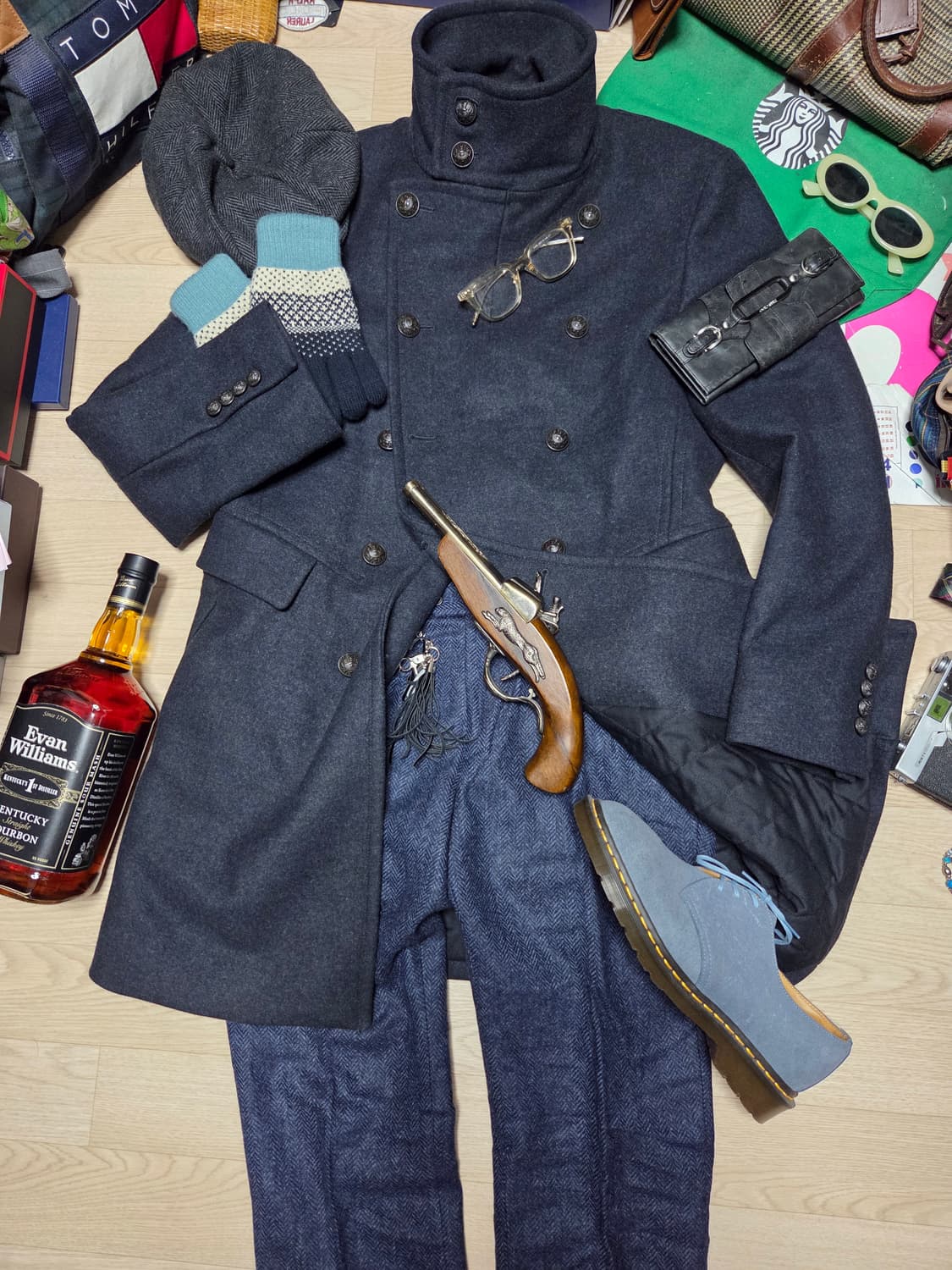 TIME HOMME 울 캐시미어 코트 타임 상품이미지5