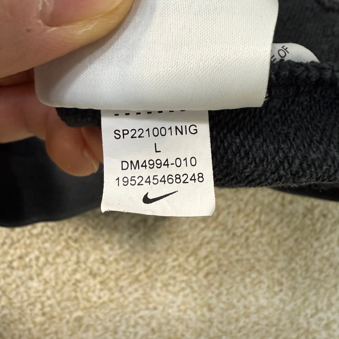 [L] 나이키 플라워 자수 후드티 1230T1 상품이미지5