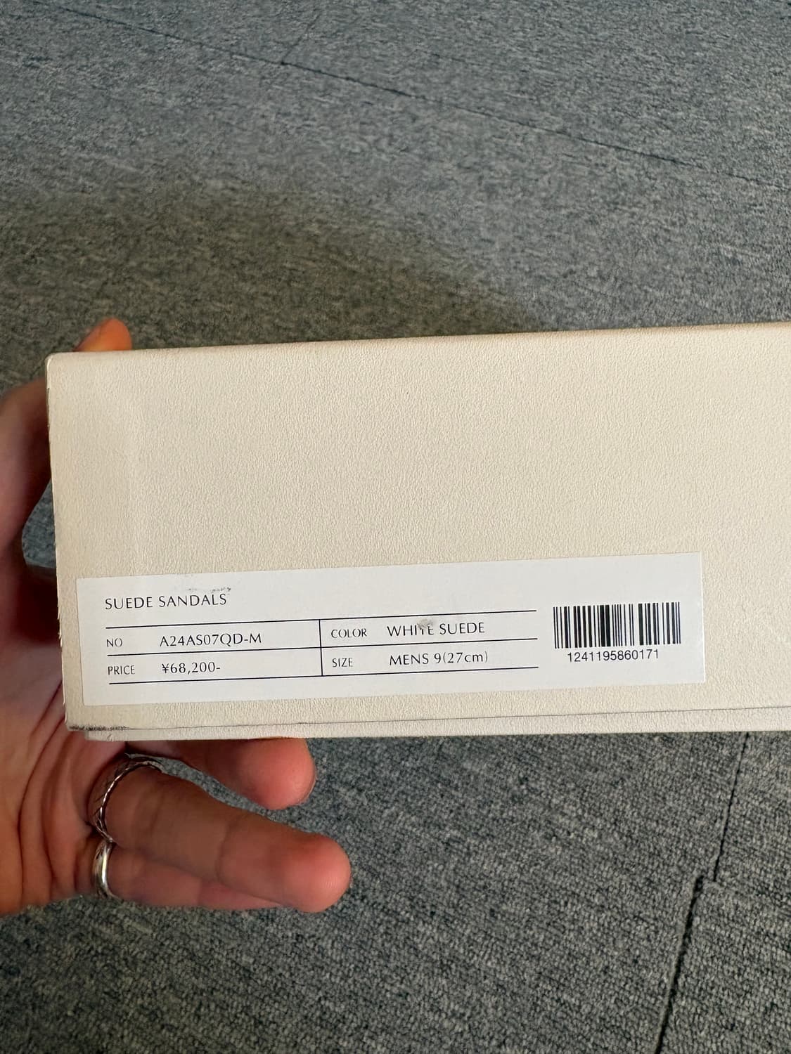 [270] 24AW 오라리 Sandal SUEDE 신발 상품이미지6