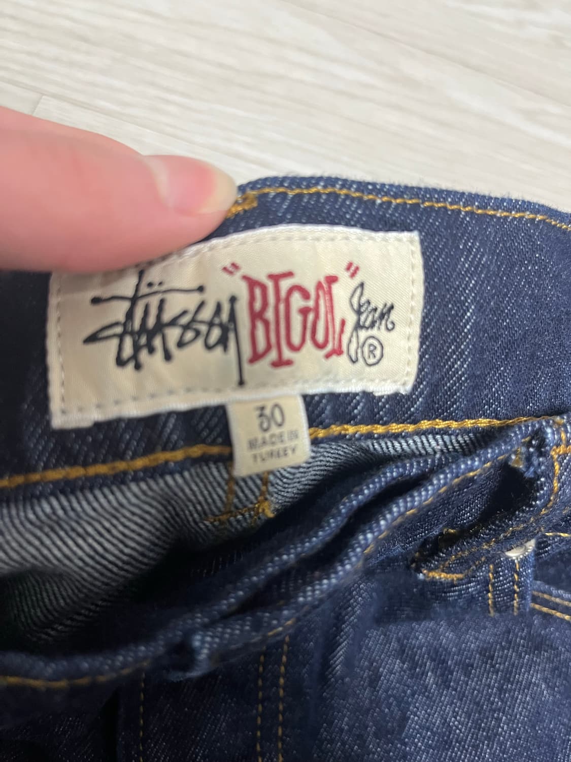 스투시 빅 올 진 데님 인디고 상품이미지3