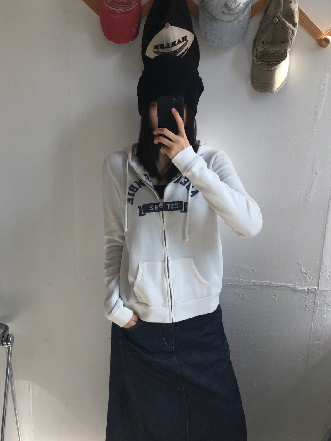 아베크롬비 스펠 자수 후드집업 상품이미지1