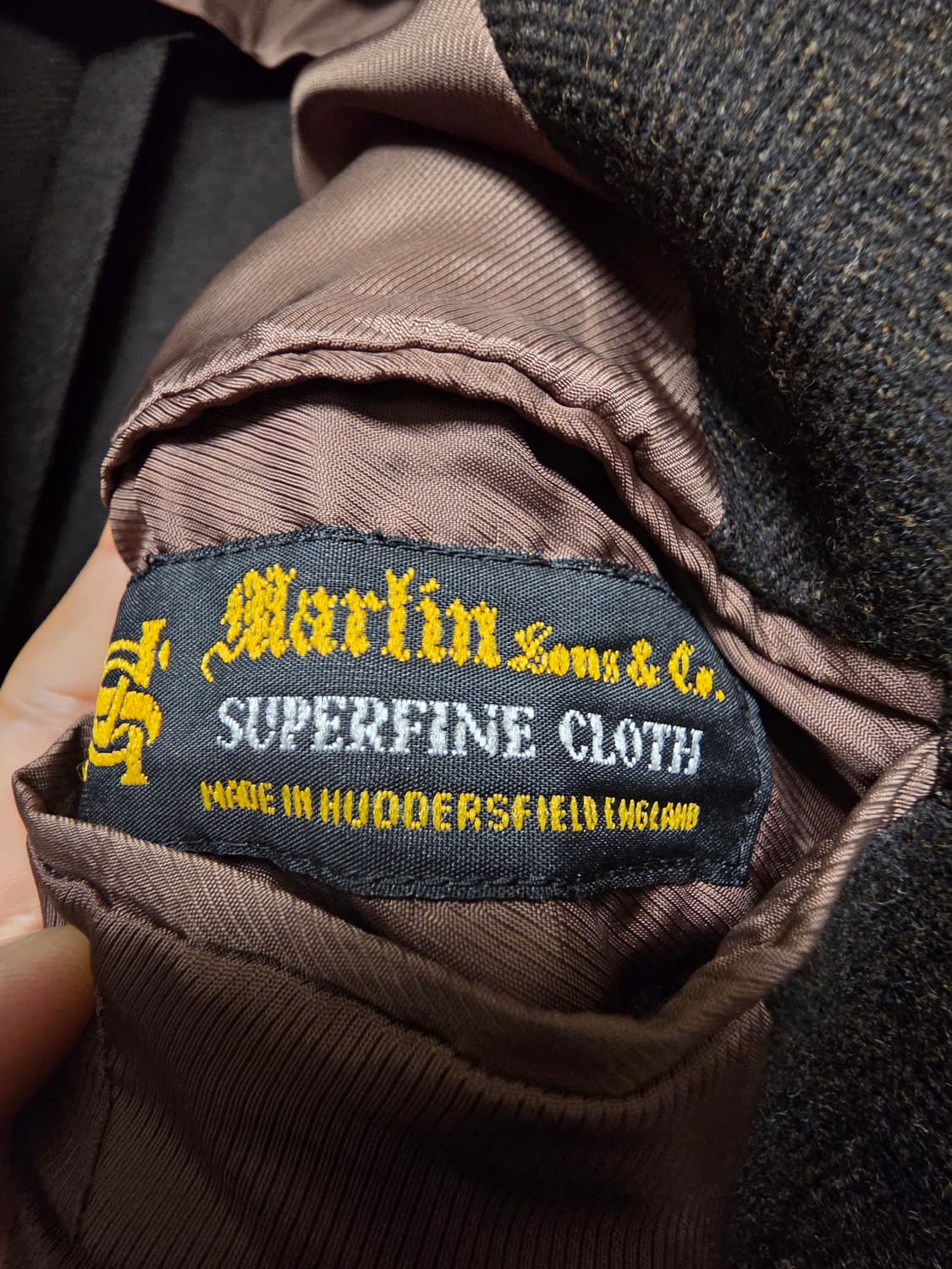 (48)링자켓 별주 헤링본 싱글코트 상품이미지3