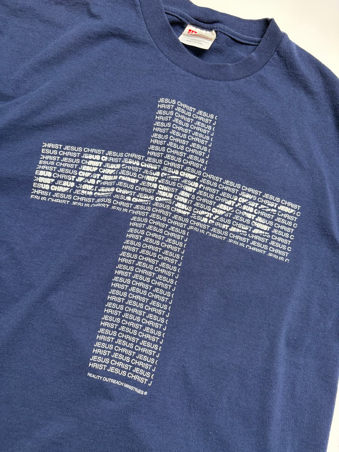 90s Jesus Tee (navy) 상품이미지5