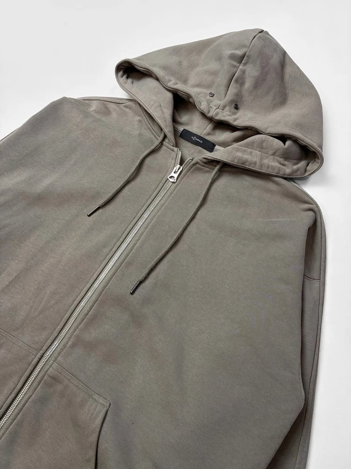 일꼬르소 19FW 헤비코튼 투웨이 후드 집업 PN5341 상품이미지2